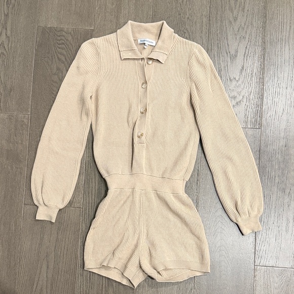 Weekend Stories Button-Up Romper - Picture 1 of 3